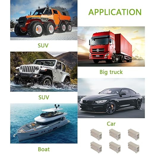 25A 32V Mini Slotted Automotive MCASE Shaped Cartridge Fuse Kit(Pack of 6pcs,25A)