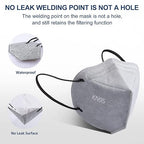 HUHETA KN95 Face Mask, 30 Pack Individually Wrapped, 5-Ply Breathable and Comfortable Safety Mask, Filter Efficiency Over 95%, Protective Cup Dust Masks Against PM2.5 (Multicolored Mask)