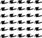 NEWBANG Solid Privacy Door Lever Handle for Bedroom Bathroom in Matte Black Finish