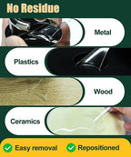 0.8 "&1.18" Glue Clear Dots Double Sided Removable, Mounting Putty for Walls No Damage, Poster Sticky Tack for Hanging Pictures, Dashboard Accessories, Home Crafts, 120 Pcs