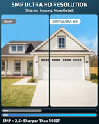 《Dual Antennas & 130°Wide Angle》Wireless Security Camera System Outdoor, Wireless Cameras for Home Security with Expandable 16CH 4K NVR, Surveillance Video Systems DVR Kits