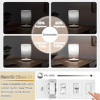 5 Inch E26 Led Bulb Equal 80 Watt, 4000k Neutral White Edison Bulb 6W Dimmable, 800LM T10 T9 Clear Glass Tubular Light Bulbs AC 120V for Chandelier Pipe Pendant Wall Light - UL Cert 6Pack