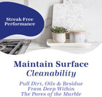 Marblelife InterCare Marble and Travertine Cleaner, Natural Stone & Terrazzo Liquid Cleaner, Shower & Tile Surface Care, Floor, Walls & Countertop Cleaner and Degreaser, Refill Gallon