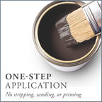 AMY HOWARD AT HOME Chalk-Based One Step Paint for Furniture, Cabinetry, Decor, Finish, and More | No Stripping, Sanding, or Priming | Dark Base | 32 Ounce | Windsor