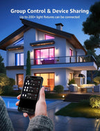 Lepro R2 AI Smart LED Recessed Lighting 6 Inch, RGBCW APP Control Ceiling Lights, Alexa & Google Compatible, 12W 1050LM Slim Canless Downlight, Personalized AI Lighting Designer, 2.4GHz WiFi, 4-Pack