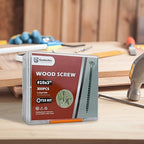 Wood Screws 3 inch, 300pcs Countersunk Self Tapping Screws #10x3, Carbon Steel, Against Rust and Corrosion Screw, Green Coated Exterior Wood/Deck Screws, Star Drive with Bit