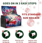 Personalized Custom Mailbox Covers Magnetic Standard Size Add Photo Picture Family Name House Address Text Customized Mailbox Post Cover Dog Mailbox Wraps Decor Waterproof for Yard 21x18 Inch