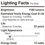 ZYC recessed Lighting 6 inch - 12W 1100LM High Brightness,5CCT 2700K-5000K Selectable,Ultra-Thin LED Recessed Ceiling Light,Dimmable Canless Wafer Downlight,Pack of 6 Brushed Nickel.