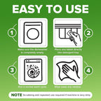 Heavy Duty Dishwasher Cleaner and Deodorizer Tablets, Descaler, Deep Cleaning, Natural Odor and Smell Remover, Calcium, Limescale, Hard Water Marks, Grease, Septic Safe Pods (12 Tabs - 1 Yr Supply)