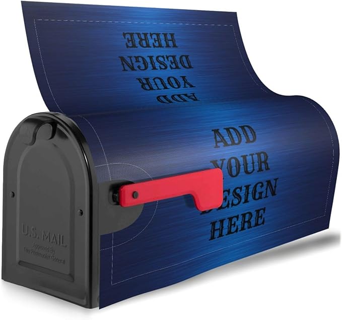 Personalized Magnetic Mailbox Covers Custom Picture/Photo/Text Street Magnetic Mailbox Covers for Garden Yard Home Decor Outdoor