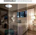 LUXRITE A19 LED Bulb 60W Equivalent, 3500K Natural White, 800 Lumens, Dimmable Standard LED Light Bulbs 9W, Enclosed Fixture Rated, Energy Star, E26 Medium Base - Indoor and Outdoor (24 Pack)