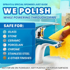 Uncle Todd's Scum & Scale Bathroom Cleaner Hard Water Stain & Soap Scum Remover – Bleach-Free, Heavy Duty Calcium Lime Rust Cleaner for Shower, Glass, Toilet, Tub & Sink – 16oz