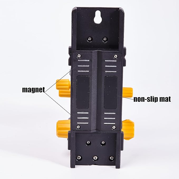 FenoGan laser level accessory kit 360 ° base, upgraded base stability bracket, with 5/8-inch threaded interface, multifunctional magnetic rotating base with tilt angle adjustment, and adjustable clamp