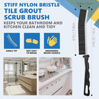 6Pcs Hard Bristle Crevice Cleaning Brush - Thin Gap, Small, Grout, Kitchen, Toilet, Bathroom, Sink, Window Cleaning Tools