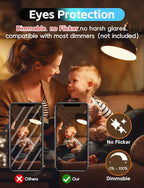 Jensense Edison LED Light Bulbs 8Watt Dimmable, 2700K Warm White, E26 Base, 60watt Equivalent, Vintage Bulbs 800lm CRI 90 Clear Glass, 48 Pack