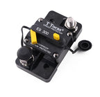 E9 3/8" Studs 300 Amp Circuit Breaker with Manual Reset | UL Certified | 12V - 48V DC | Waterproof IP67 Switchable 300A