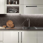 COTYKILEY 6 Pack Matte Black 12.6 Inch(320mm) Modern Rectangular Cabinet Pulls for Kitchen Cabinets, Cupboards, Dressers and More