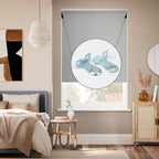 Roller Shades Bracket,2 Pairs Blind Brackets for Roller Window Shades,Metal Roller Shade Hardware with Screws,Outside Mounted Window Blind Brackets for Home Office, Silver