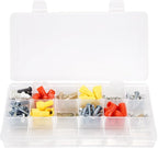 Portable Tool Box - Small Parts Organizer with Drawers and Customizable Compartments for Hardware, Fishing Tackle, Beads, or Crafts by Stalwart (Pink)