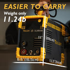 TOOLIOM 135A Gasless Flux Core MIG Welder 110V MIG Welder Flux MIG/Lift TIG/Stick 3 in 1 Welding Machine IGBT DC Inverter with LCD Display