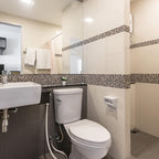 Enhon 1 Pack Universal Toilet Flush Handle Replacement Kit, Compatible with American Standard 738995-0020A Champion4 Toilet Handle Parts Left Hand Trip Lever, White Flusher Handles Repair Kit