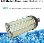 Intpro LED Light Bulb100W LED Corn Light Lmap Garage Light 10000LM E26 E39 5000K 85V~265V Super Bright LED Basement Lights for barn Workshop Warehouse Factory Backyard