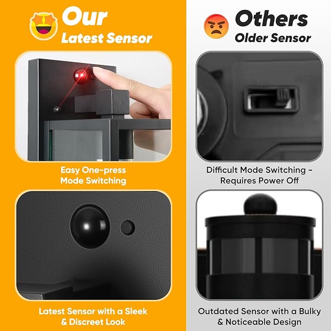 Motion Sensor Outdoor Lighting, 2 Pack Dusk to Dawn Outdoor Wall Lights, Waterproof Exterior Light Fixture Wall Mount, Aluminum Porch Light Outside Light for House