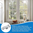 Window Sash Lock for Prime-Line F 2590, Sash Locks for Additional Home Security - 2 Pca