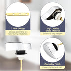 Toilet Handle Replacement Parts,Compatible with TOTO THU068#CP Trip Lvr for St743S,Premium Toilet Flush Handle,Side Mount Toilet Flush Tank Lever Handle for TOTO Toilet Tank