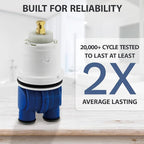 RP19804 Shower Cartridge Replacement for Delta 1300/1400 Series, Compatible with Delta Monitor Rough-in Valve and Single-Hanlde Trim Kit, Include RP22734 Bonnet Nut Replacement