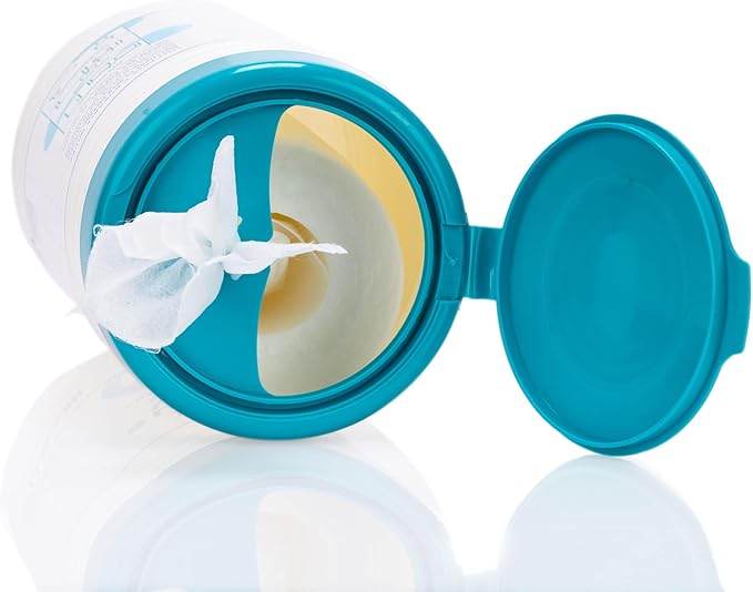 4 Pack Surface Cleaning Wipes Bleach Free, All-Purpose Cleaner for Bathroom, Kitchen, Office, 300 Count Canister, 7.5" x 7" Sheet, Fresh Scent, Lint Free & Durable