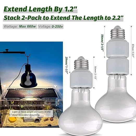 Porcelain Socket Extension Adapter - E26 to E26 Standard Medium Screw Bulb Socket Extender