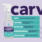 Glass Cleaner, Streak-Free Spray for Automotive Windows and Mirrors, 16oz