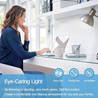 E26 Led Bulb 60 Watt Dimmable Edison Led Tube Bulbs 5000k Cool White Incandescent Tubular Light Bulb 6W Equivalent Clear Glass E26 Base Lamp Bulb for Display Cabinet Showcase Piano,6 Pack