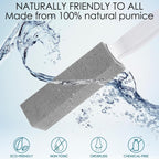 12 Pack Pumice Stone Toilet Bowl Cleaner with Extra Long Handle, Pumice Stone for Toilet Cleaning Toilet Stain Remover Heavy Duty Pumice Toilet Scrubber Brush Removes Hard Water Stains Limescale