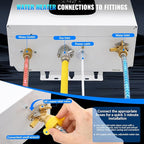 Natural Gas Tankless Water Heater,4.21GPM 16L Indoor,Instant Hot Gas water heater,Constant Natural Water Heater with Fahrenheit Digital Display,Multi-Protection