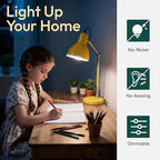 ALAMPEVER E26 LED Bulb 60 Watt, B11 Chandelier Light Bulbs, 5000K Daylight Candelabra LED Bulbs 12 Pack Candle Light Bulbs