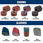 CS Unitec | PTX ECO Smart Basic Kit | Variable Speed Multi Purpose Buffer Polisher Machine | Grinder Tool Kit for Metal Finishing | Includes Abrasives & Compounds Up to No.4 Finish