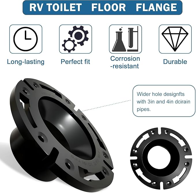 Toilet Wax Ring Replacement Kit，Premium Toilet Seal and Gasket Replacement，Toilet Flange Repair Kit Include Hardware Nuts, Washer, Bolts and Bolt Caps