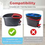 Mop Replacement for Ocedar, Mop for O Cedar, Replacement Mop for O Cedar Spin Mop Contains 4-Section Mop Handle 2 Mop Replace Head 1 Mop Base 1 Scrubber Mop Head for O-Cedar Spin Mop