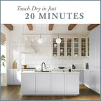 AMY HOWARD AT HOME Chalk-Based One Step Paint for Furniture, Cabinetry, Decor, Finish, and More | No Stripping, Sanding, or Priming | Ultra-Light Base | 32 Ounce | Luxe Gray