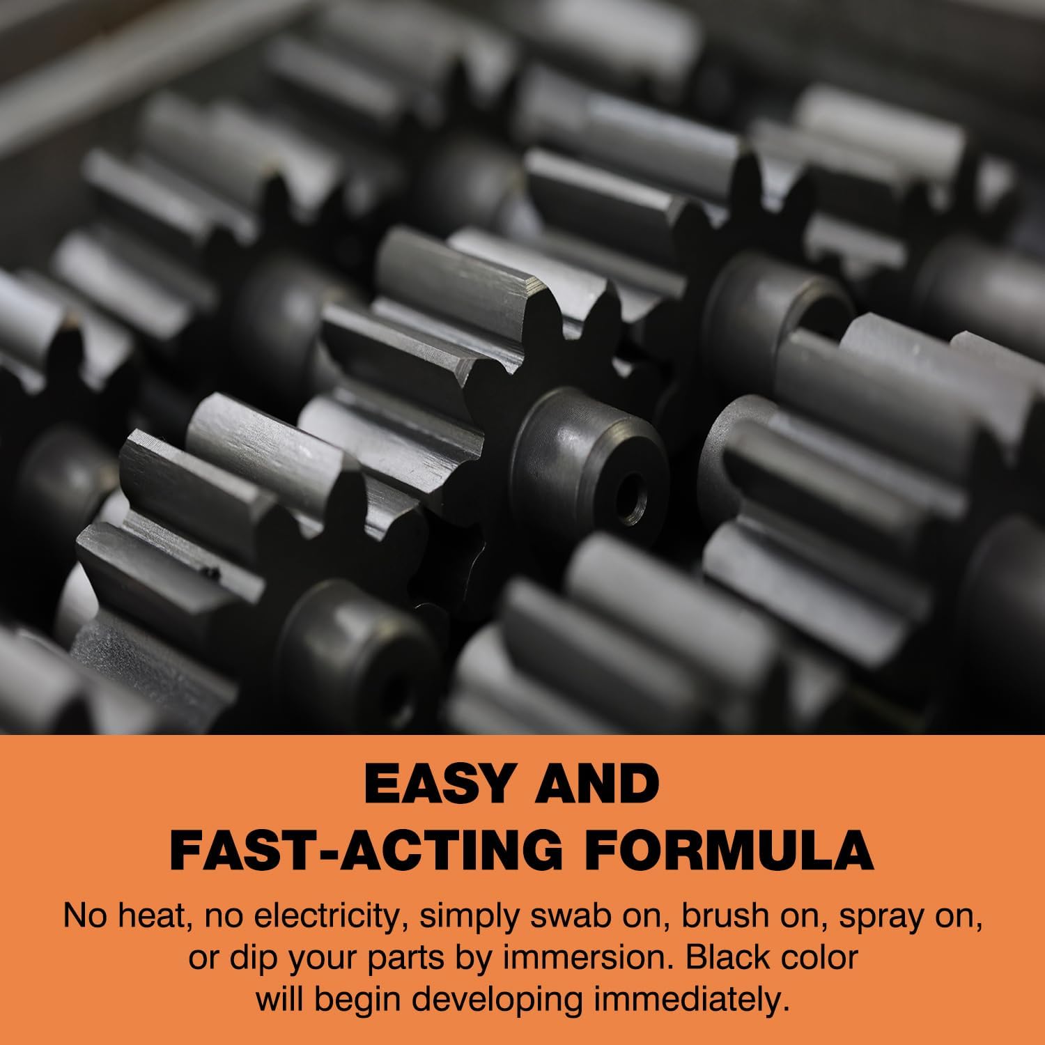 Black Oxide Coating Kit - Black Oxide Solution, Versatile Blackening Solution for Iron and Steel - Not Suitable for Stainless Steel Surfaces (6.8 oz)