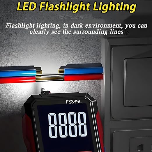 2026 USB Rechargeable Digital Multimeter, 6000 Counts Large Color Screen & Backlight, FS899L Smart multimeter Automatic Tester for Home Automotive Industrial Applications Electrical Issues