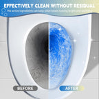 Toilet Bowl Cleaner Tablets, Automatic Toilet Bowl Cleaners, Long-Lasting Toilet Tabs Drop in Tank for Deodorizing & Descaling, Blue & Yellow, 20 Packs