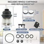 RP46463 Cartridge Replacement for Delta 17 Sereis Tub and Shower Dual Function Handle (2006-Present), Temperature and Volume Control, Fits Delta R10000 Series Valve
