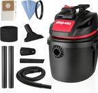 Shop-Vac 2.5 Gallon 2.5 Peak HP Wet/Dry Vacuum, Portable Compact Shop Vacuum with Wall Bracket & Multifunctional Attachments, 5760288