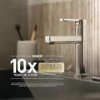 Moen 87801SRS Conneaut One Handle Pulldown Kitchen Sink Faucet with Reflex Docking and Power Clean, Spot Resist Stainless