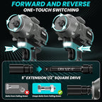 Cordless Impact Wrench 1/2 inch for Makita 18V Battery, Impact Wrench 950Ft-lbs High Torque Brushless Electric Impact Gun, Power Impact Driver with 3-Mode Speed, LED Work Light(no battery)