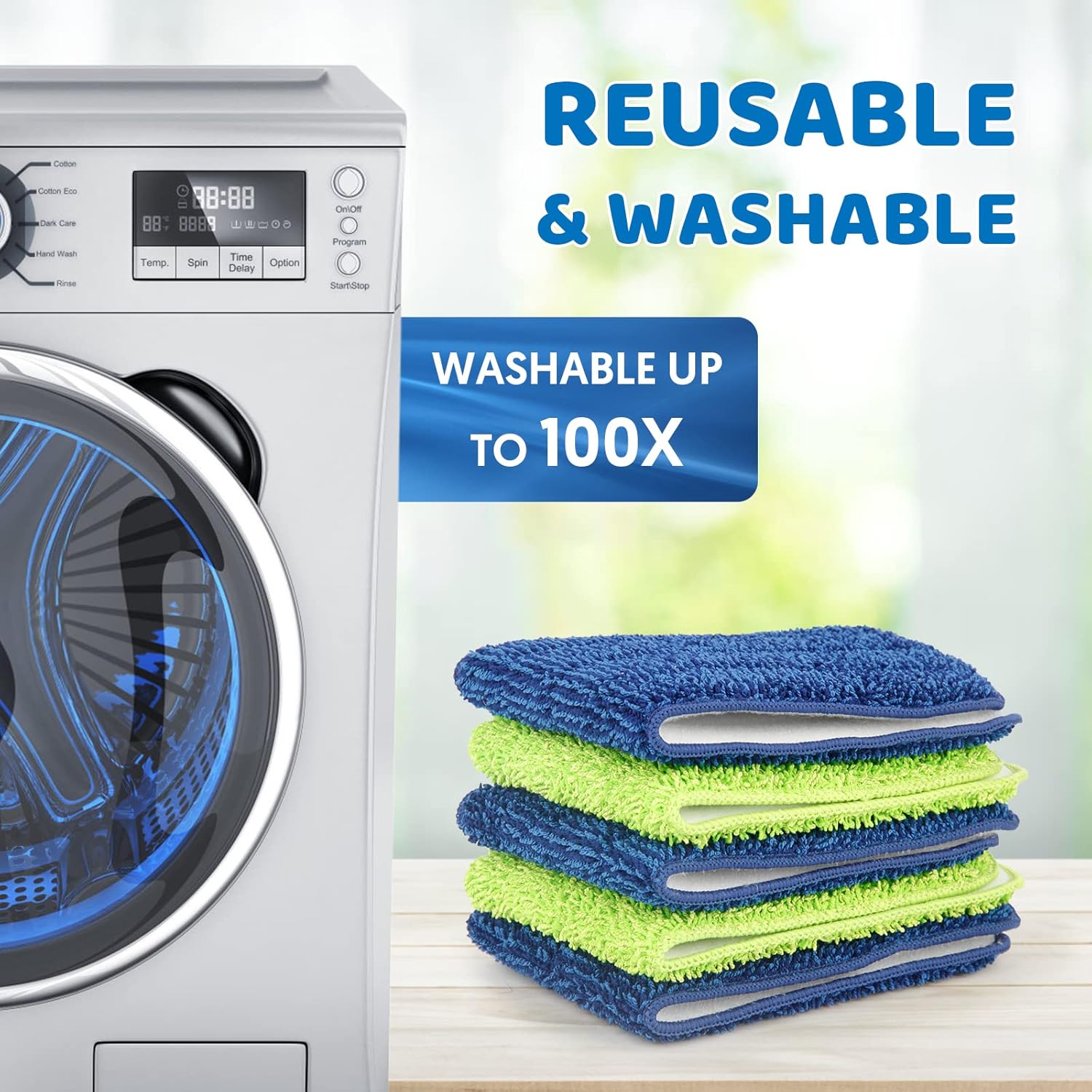 Spray Wet Mops for Hardwood Floor Cleaning: MEXERRIS Flat Mop with 5 Washable Pads for Swiffer Powermop - Floor Mop Dust Dry Mops with 2 Bottles for Laminate Vinyl Tiles Wood