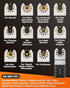 60Pcs Oscillating Tool Blades, Universal Metal Wood Plastic Multitool Blades Quick Release Saw Blades Compatible with Fein Multimaster, Milwaukee, Makita, Bosch, Dewalt, Ryobi, Craftsman